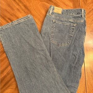 Eddie Bauer Women’s Classic Blue Denim Jeans Size 18 Natural Fit Boot Cut NWT